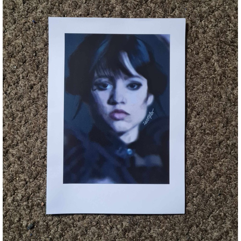 A5 Wednesday Addams Art Print